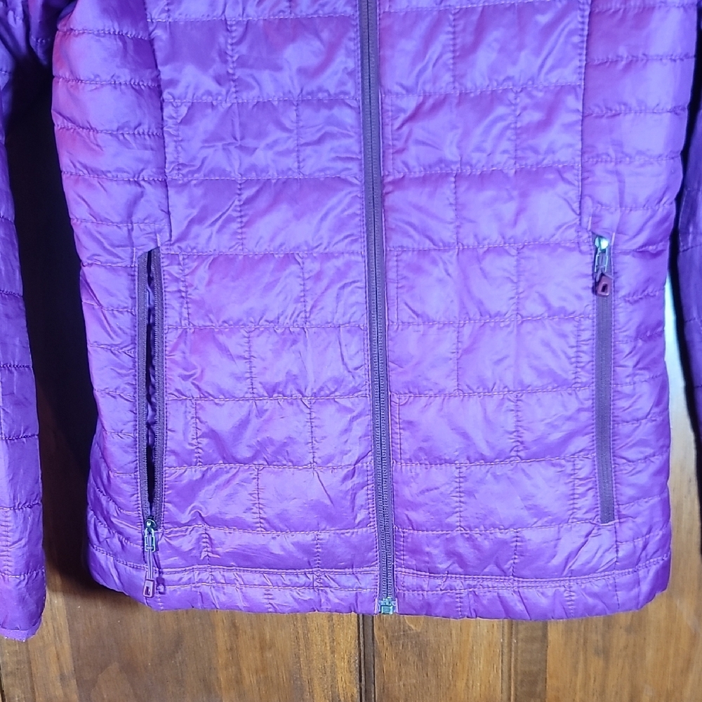 Patagonia Kids Quilted Purple Puffer Jacket - Picture 3 of 7